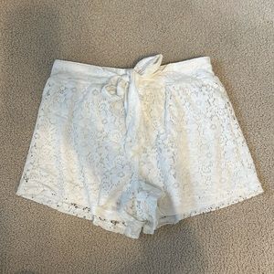 Charlotte Russe Tied Lace Shorts Size M